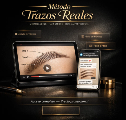 Trazos reales: Tecnica hiperrealista pelo a pelo en cejas